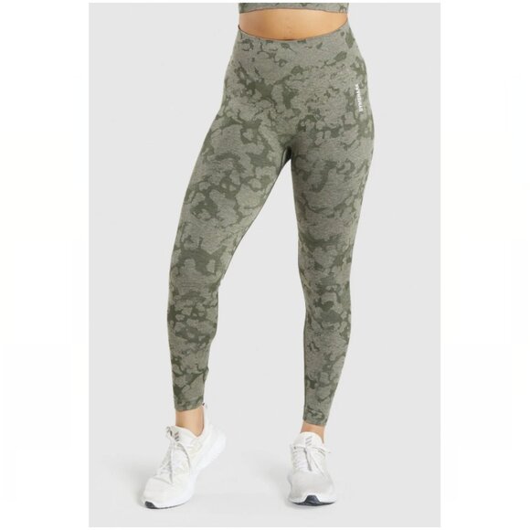 Gymshark Adapt Camo High Waist Seamless Leggings - Picture 8 of 9